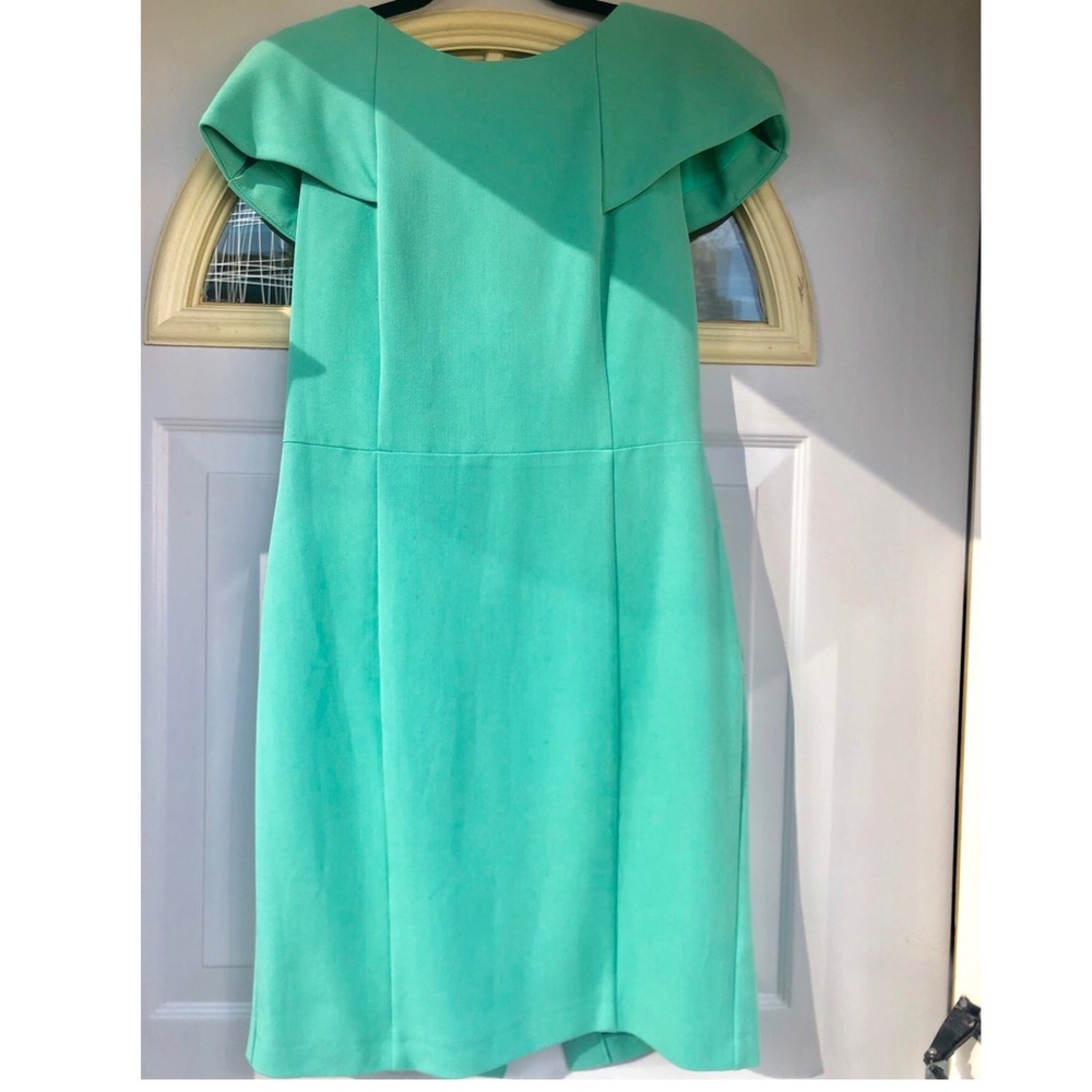 Sea green dress